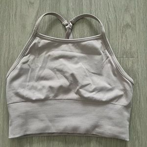 Mauve Lululemon Tank Top Sports Bra